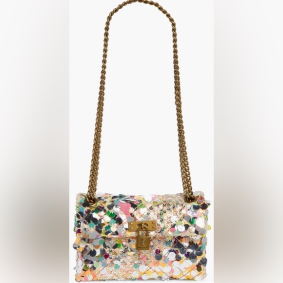 Kurt Geiger Handbags - Kurt Geiger London Sequin Mini Brixton Crossbody Bag